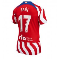 Atletico Madrid Saul Niguez #17 Fotballklær Hjemmedrakt Dame 2022-23 Kortermet